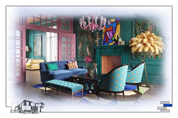معماری پست مدرن (Postmodern architecture) - گروه ساختمانی فرکتال